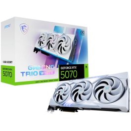 MSI Tarjeta Gráfica GeForce RTX 5070 Gaming Trio OC Blanco 12GB GDDR7 HDMI 3xDP PCI Express 5.0 Precio: 794.88999964. SKU: B13GGYSC5G