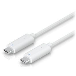 Ubiquiti Cable de Audio AI Theta de Repuesto para AI Theta Hub, 1m (3.3ft), con revestimiento de tejido trenzado PVC, Blanco