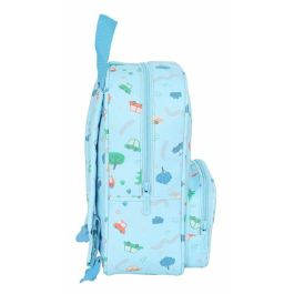 Mochila Escolar Safta 22 x 27 x 10 cm Coches