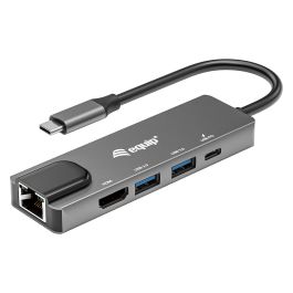 Equip Docking Station 133489 USB-C 5 en 1 con HDMI 4K/30Hz, Gigabit LAN, 2x USB 3.2, USB PD 100W Precio: 36.68999994. SKU: B1K3DJLF39
