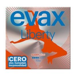 Evax Compresas Higiénicas Liberty Super con Alas 10 Unidades Precio: 4.49999992. SKU: S4604252