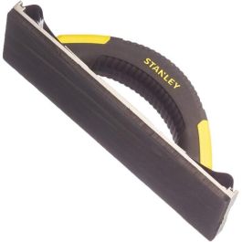 STANLEY Lijadora Manual 230x80mm de Aluminio Acanalado, Fijación Eficiente para Papel/Tela Abrasiva