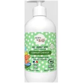 BORN TO BIO Gel Limpiador Bebé Orgánico Suave 2 en 1 Cabello y Piel Sin Perfume 500ml Precio: 10.50000006. SKU: B169G7CPZA