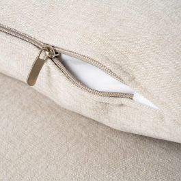 Sofá Chaise Longue Derecha Crema Tejido 307 X 202 X 81 cm