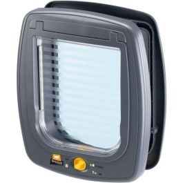 Puerta para gatos - FERPLAST - Columpio 9 - 26,2 x 10,2 x h 31,2 cm - Gris Puerta para gatos - FERPLAST - Columpio 9 - 26,2 x 10,2 x h 31,2 cm - Gris