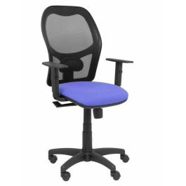 Silla Piqueras Y Crespo Alocen Brazos Regulables Mecanismo Sincro Refuerzo Lumbar Ruedas Nylon Respaldo Malla Negra Transpirable Y Asiento Tapizado Bali Azul Claro Precio: 229.79000011. SKU: S5703824