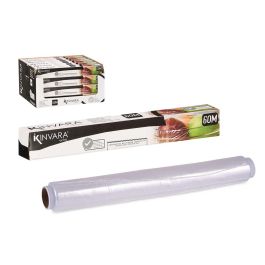 Kinvara Rollo Film Cocina 60M Transparente Polietileno con Sierra Troquelada 30.5x3.6x3.6 cm (Set de 24) Precio: 35.50000003. SKU: S3610506