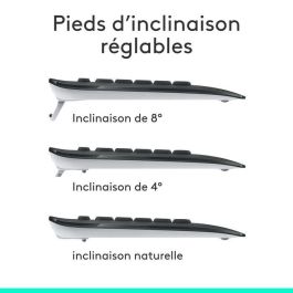 Logitech MK540 Advanced Combo Teclado y Ratón Inalámbrico Unifying, Diseño FR, Tamaño Completo, Resistente a Salpicaduras