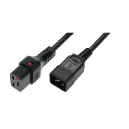 MicroConnect C19 IEC Lock to Male C20, 1m, Black Precio: 18.49999976. SKU: B16VDTEPBX