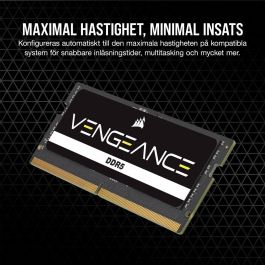 Corsair CMSX32GX5M2A5600C48 Memoria RAM 32 GB (2x 16 GB) Vengeance DDR5 5600MT/s SODIMM CL48