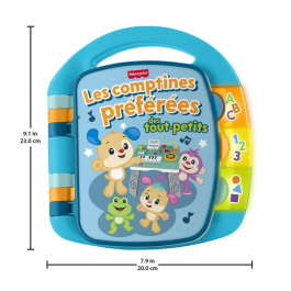 Fisher-Price Canciones Infantiles Juguete Musical Favoritas de los Más Pequeños - JMC51