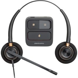 Poly EncorePro 520 Binaural Headset (89434-02) Auriculares Diadema con Quick Disconnect para Llamadas y Música
