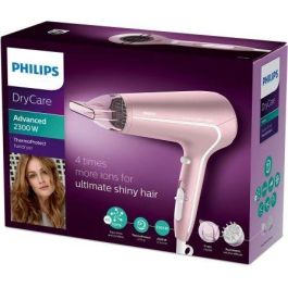 SECADOR DE PELO PHILIPS DRYCARE ADVANCED ROSA - 2300W - IONIZADOR - CABLE 1.8M - ARO PARA COLGAR - INCLUYE DIFUSOR Y BOQUILLA 11MM SECADOR DE PELO PHILIPS DRYCARE ADVANCED ROSA - 2300W - IONIZADOR - CABLE 1.8M - ARO PARA COLGAR - INCLUYE DIFUSOR Y BOQUILLA 11MM
