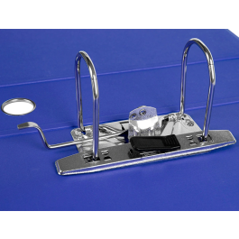 Liderpapel System Archivador de Palanca A4, Lomo 80mm, Compresor Metálico, Azul