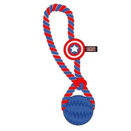 Juguete para perro cuerda avengers capitan america 10.0 x 30.0 x 7.0 cm