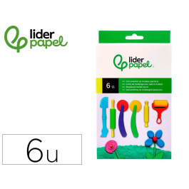 Liderpapel Caja de 6 Piezas Surtidas de Instrumentos de Modelar para Plastilina, Plástico Resistente, Útiles Manualidades Precio: 6.50000021. SKU: B1DVXS6GSZ