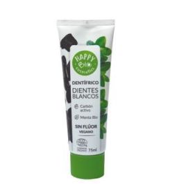 HAPPY BIO Dentífrico Dientes Blancos Carbón Activo Menta 75ml – Vegano, ECOCERT, Sin Sulfatos Precio: 4.58999948. SKU: B1KBL46BY9