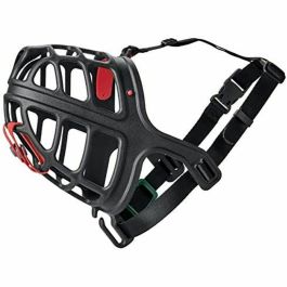 Hunter Bozal Albury 3, Protección Anti-Cebos Envenenados Removible, Plástico Acolchado, Medidas A:6.3 B:21.5 C:62cm, Negro para Perro Hunter Bozal Albury 3, Protección Anti-Cebos Envenenados Removible, Plástico Acolchado, Medidas A:6.3 B:21.5 C:62cm, Negro para Perro