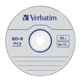 Verbatim BD-R SL Datalife 25GB 6x Blu-ray Disc Grabable de Alta Capacidad para Almacenamiento de Video HD y Datos, Pack de 50