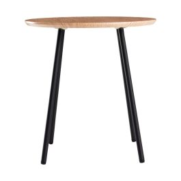 Day Mesa Auxiliar Redonda Diámetro 40 cm Altura 40 cm MDF PVC Patas Negro Mate Precio: 18.94999997. SKU: B1JHSEGQ97