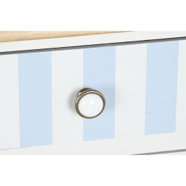 Buffet Mediterraneo DKD Home Decor Blanco Azul Celeste 45 x 90 x 140 cm