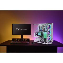 Thermaltake Core P3 TG Pro Caja PC Midi Tower Blanca, Soporta Ventiladores 120/140mm, Discos 2.5/3.5", Fuente PS2