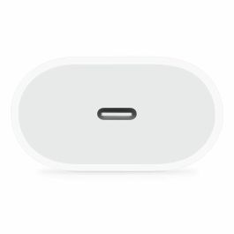 Apple AAAPQ47666 Adaptador de Corriente USB-C Original 20W para Carga Rápida de iPhone y iPad