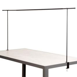 Mica Decorations Guirnalda Solar con Soporte para Mesa 10 Bombillas LED Blanco Cálido Exterior Extensible 132-250cm Alto 110cm