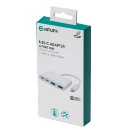 eSTUFF USB-C a 2 x USB 3.0 y 2 x USB-C 3.1 Concentrador con 4 Puertos para Laptop y Escritorio
