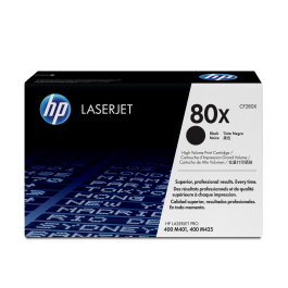 HP Cartucho Tóner Original LaserJet 80X Alta Capacidad Negro 6900 Páginas Precio: 226.59000023. SKU: S8409779