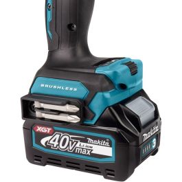 Makita HP001GD201 Taladro Percutor Inalámbrico 40V Sin Escobillas - 2600 RPM, 140 Nm, para Perforar y Atornillar