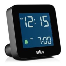 Reloj Despertador Digital Negro BRAUN BC-09-B