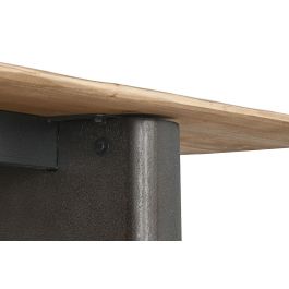 DKD Home Decor Mesa Comedor Loft Marron Oscuro Natural Abeto 200 x 90 x 75 cm