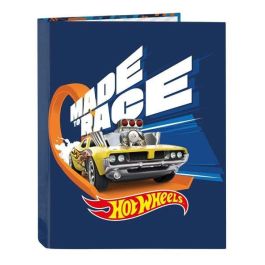 Carpeta de anillas Hot Wheels Speed club Naranja Azul marino A4 (26.5 x 33 x 4 cm) Precio: 4.49999968. SKU: S4307760