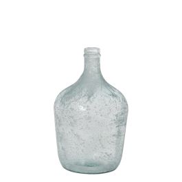 Jarrón de Vidrio Reciclado Alexandra House Living Blanco Cristal 18 x 30 cm 4 L Precio: 27.50000033. SKU: B156P23ZSF