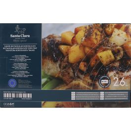 Inde Fuente Rectangular Horno Borosilicato 2.6L 22.5x35x5 cm (2 Unidades)