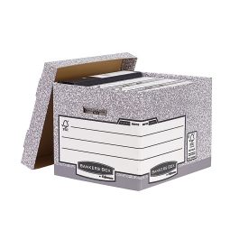 Fellowes Cajon de Archivo en Carton Reciclado, Capacidad 4 Cajas, DIN A4