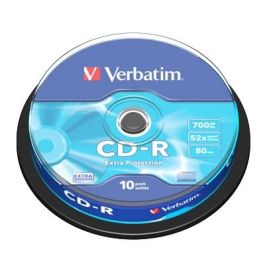 Verbatim CD-R 700MB 52X 10 unidades con superficie Extra Protection Precio: 5.50000055. SKU: S0200104