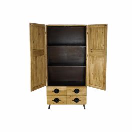 Armario Loft DKD Home Decor Marron Negro 35 x 176 x 80 cm