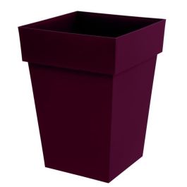 Maceta EDA Cuadrada Media Alta TOSCANA - Volumen 51 L - 39 x 39 x A.53 cm - Rojo burdeos Maceta EDA Cuadrada Media Alta TOSCANA - Volumen 51 L - 39 x 39 x A.53 cm - Rojo burdeos