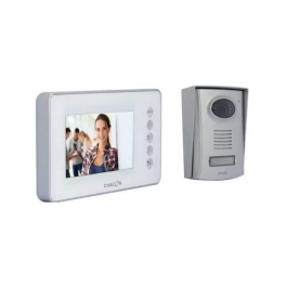 Chacon Sistema Video Portero 4 Hilos Pantalla 4.3 Pulgadas Color Blanco Manos Libres