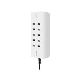 Belkin Estación de Carga USB de 10 Puertos, 120W, 2.4A por Puerto, Color Blanco