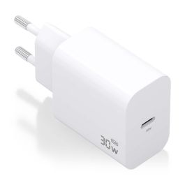 AISENS Cargador USB-C PD3.0 GaN 30W Blanco A110-0940 para Móviles y Portátiles Carga Rápida Precio: 4.88999962. SKU: B12C9S76SZ
