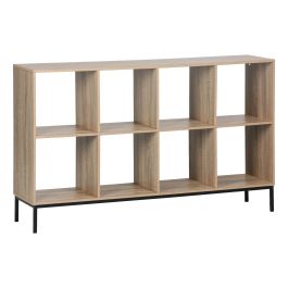 Inde Estantería Cubo 8 Compartimentos con Patas de Metal 118x29x72 cm