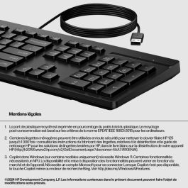 HP 125 Teclado con Cable con Distribución Española