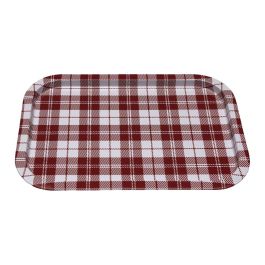 Bandeja Versa Vichy Rojo 23 X 1,5 X 34 CM