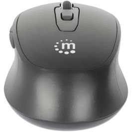 MANHATTAN MW6200 Ratón Inalámbrico Óptico USB-A, 6 Botones, Rueda, 1600 DPI, Ambidiestro, Negro