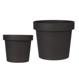 Maceta Plastico Antracita 14Cm Diam Ibergarden (12 Unidades) Precio: 10.69000031. SKU: B12QNETGNN