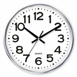 Reloj de Pared Timemark Plateado 34 x 34 cm Precio: 12.50000059. SKU: B1GKZSKVAE
