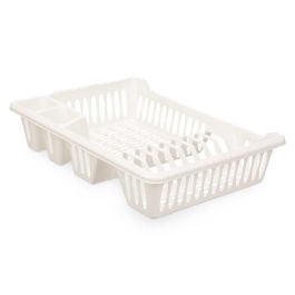 Escurreplatos pequeño blanco Kinvara 40x8x29.5 cm plástico (24 Unidades) Escurreplatos pequeño blanco Kinvara 40x8x29.5 cm plástico (24 Unidades)